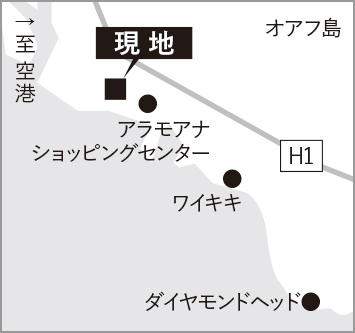 WARD VILLAGE A’ali’i 地図